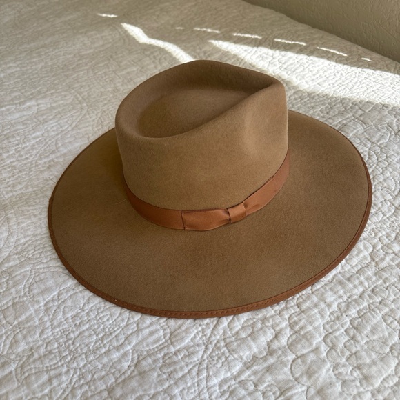 LACK OF COLOR Teak Rancher Australian Wool Wide Brim Fedora  display picture 2